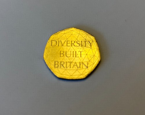 50p diversity built britain - -,