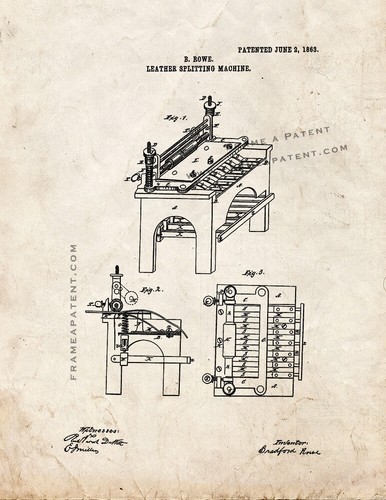 Leather splitting machines - splitting,