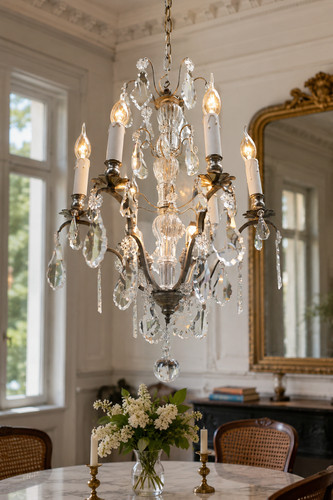 French crystal chandelier - french,