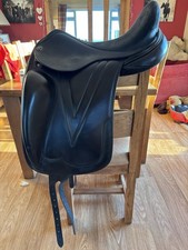 Nick Dolman Dressage Saddle 17:5” Medium Black