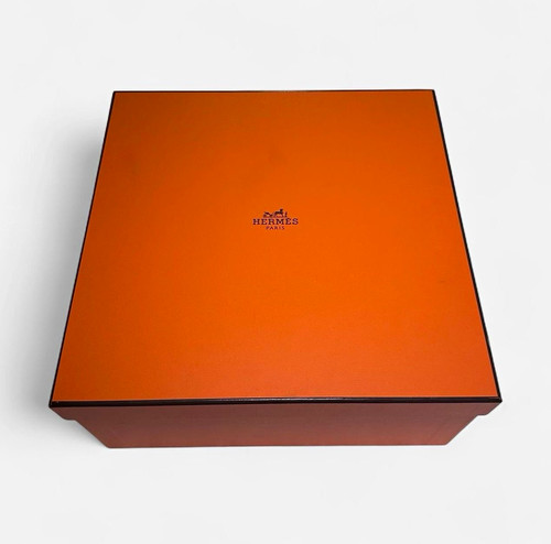 Hermès orange gift - hermès, box