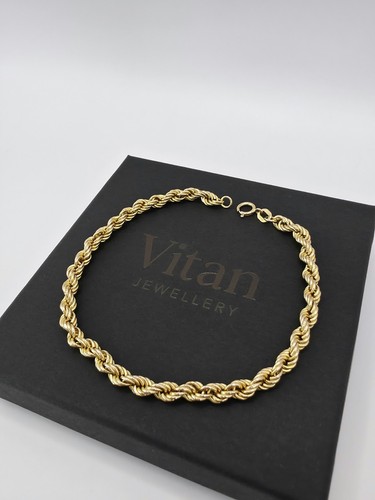 9ct gold rope - rope, bracelet