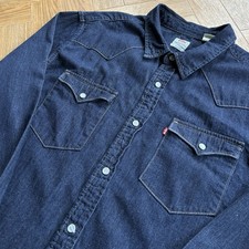 Levi's Denim Shirt Blue Size
