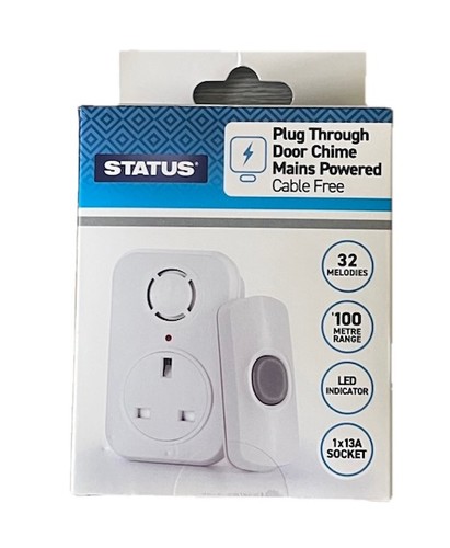 Status plug through - plug, chime