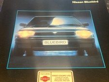 The Nissan Bluebird Car Sales Info Brochure Collectable From 1989 18 Pages