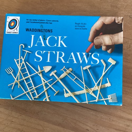 Vintage jack straws - game, by