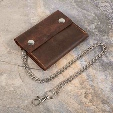 Mens leather biker wallet - mens,