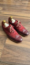 Grenson Ladies Red/Burgundy Brogues UK Size 6.5