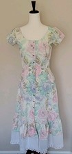 Vintage Handmade Tiered Maxi