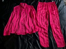 Zara satin look lounge set