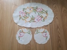 X3 Vintage Cream Vanity DRESSER SET  