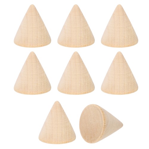 Wood cone ring holder pcs - cone,