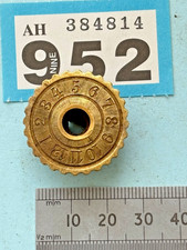 Vintage clock Brass Alarm Disc