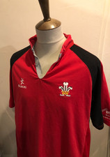 WALES RUGBY UNION SHIRT SIZE