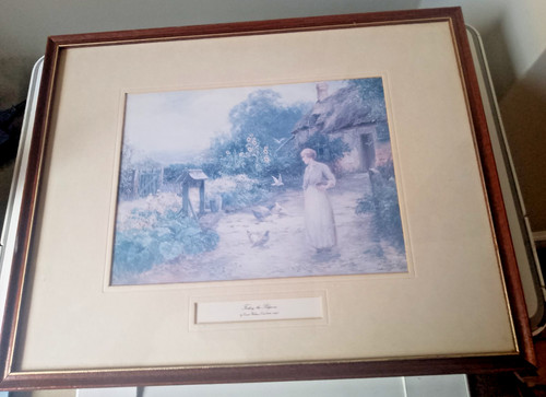 Charming framed colour - , print