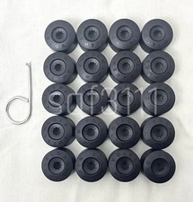Genuine VW Volkswagen Engraved Alloy Wheel Bolt Cap Covers 17mm Includes Locking