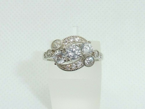 Ladies ring solid - ring, 925