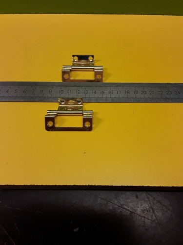 Pair cranked cabinet - pair, hinges