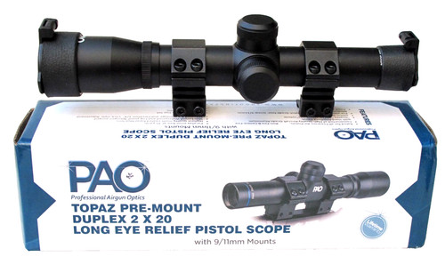 Air pistol scope pao - air,
