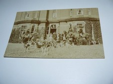 Fox Hounds at Newton Garth near Hedon Real Photo Postcard - Hull - Flora Wood
