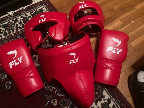 Fly sparring set red - x,