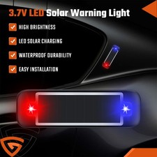Solar Powered Car LED Alarm