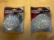 Curtain Attraction Appliance SILVER SET OF 2