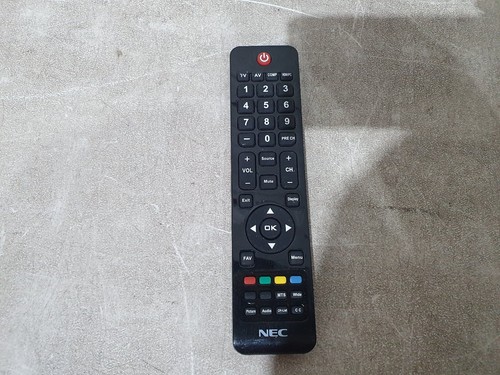 Nec remote control for av - for,