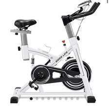 Exercise Bike Indoor Cycling Home Gym Workout Cardio Fitness LCD Monitor Black