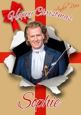 PERSONALISED ANDRE RIEU CHRISTMAS CARD