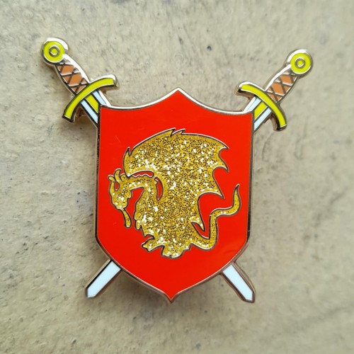 Merlin dragon shield metal - merlin,