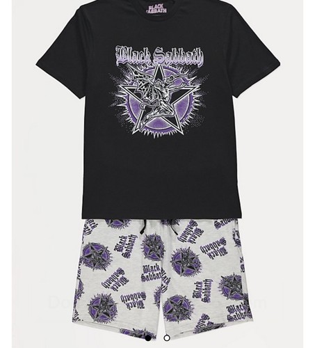 Black sabbath shirt - sabbath, short