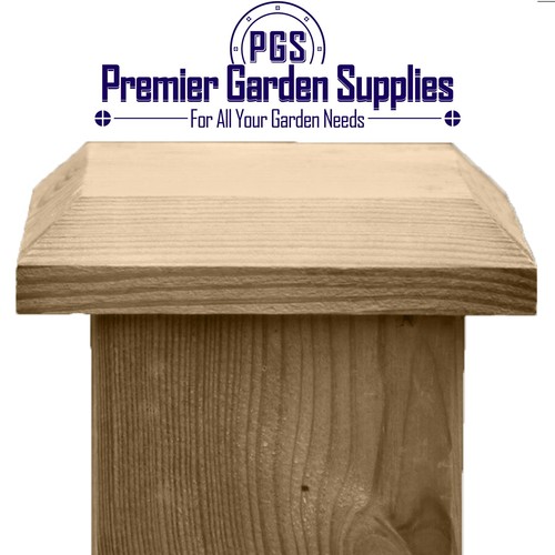 Wooden fence post - post, 3x3"