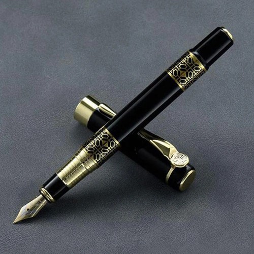 Luxury fountain pen black - pen, in