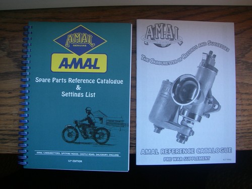 Amal carb settings - carb, settings/parts