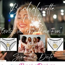 Bachelorette Party Hilarious Panty Gift to the Bride-to-Be