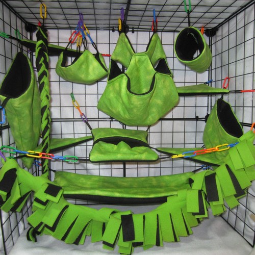 18pc sugar glider cage set - 18pc,