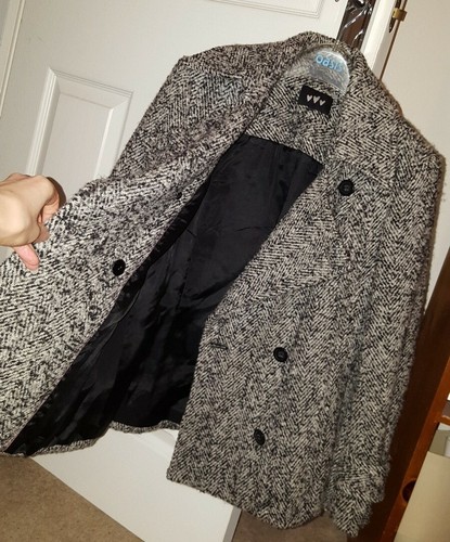 Per una ladies wool coat - una,