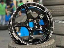 New 18x8.5J AOW TC4 Flow Formed (4 Wheel) BLACK 5x114.3 FIT HONDA TOYOTA MAZDA