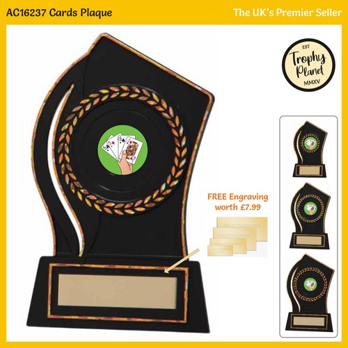 Cards presentation plaque - presentation,