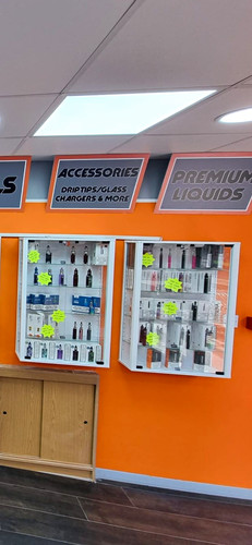 Wall mounted lockable glass - mounted,