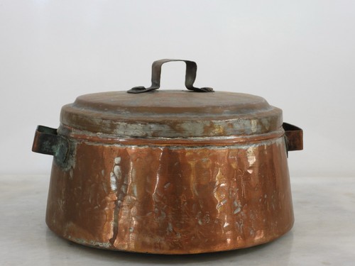 Old antique handmade copper - antique,