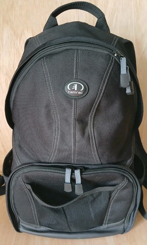 Tamrac black camera backpack - tamrac,
