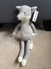 Wilberry Knitted Fox teddy