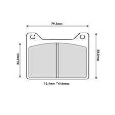 Wilwood BP-40 Brake Pads For