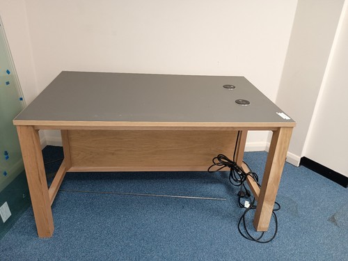Solid wood office study - study, desk
