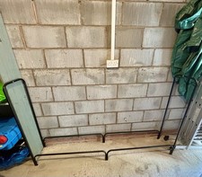 Long 2 Metre Metal Wood Log Rack/Store Indoor Or Outdoor Use