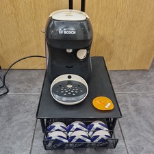 Bosch TAS1007GB Tassimo Pods Coffee Machine White with STAND to hold coffees :) 