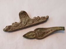 Really pretty Post Medieval bronze furniture mounts A must read description L10L