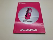 New Old Stock English Motorola V3 Mobile Phone User Guide Manual 3UKPOST